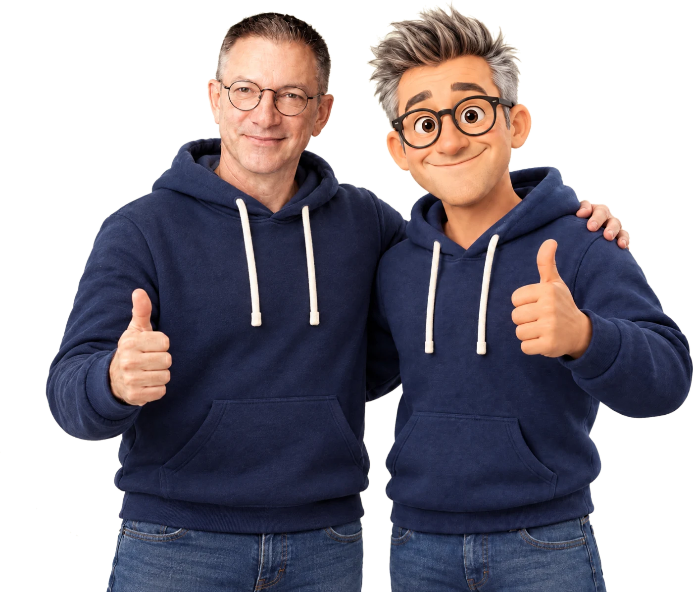 Alexander Buchinger, Gründer von AI-PALS, mit Felix, dem KI-Lerncoach